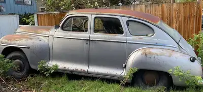 Super Rare 1947 Plymouth Project Car