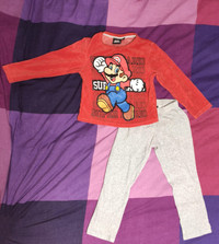 Boys 2 Piece SUPER MARIO Pajamas set 8 yo