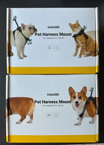 Get ready to capture the world from your pet's perspective with this Insta360 Pet Harness Mount, com...