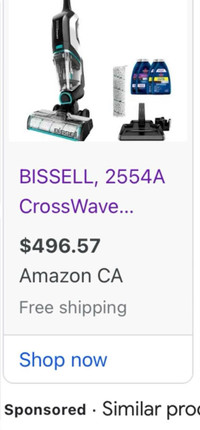 BISSELL,  CrossWave Cordless Max 3 in 1 Wet-Dry 