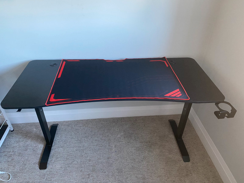 BedStory Gaming Desk 55 Inch, TShaped PC Computer deskNEW Desks