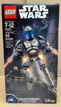 LEGO Star Wars 75107 Jango Fett 85 Pieces Buildable Figure New