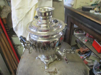 1960s ELECTRIC LARGE RUSSIAN SAMOVAR $20 NO CORD GREAT PLANTER