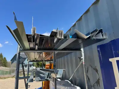 Metal Studs, Substructure (Z-Girts/L-Bars) & Flashing Description: Leftover materials from interior...