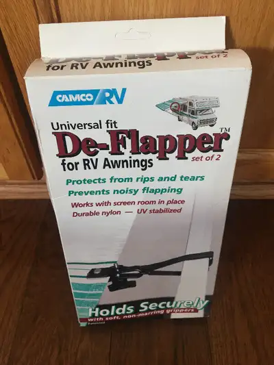 (NEW) Camco 42061 De-Flapper for RV Awnings, protects your valuable RV awning from costly rips and t...