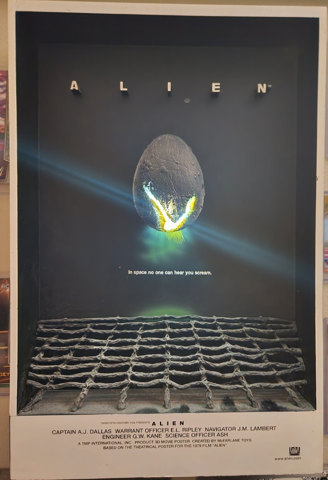 McFarlane Pop Culture Masterworks: Alien 3D Movie Poster in Arts & Collectibles in Ottawa