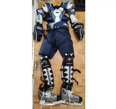 Adult Men's Hockey Gear & Skates Bundle — Size L / Skates 11, View more