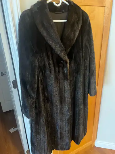 Mink Black Pearl lady coat, View more