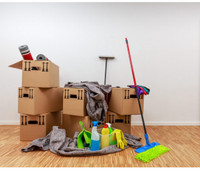 Moving and cleaning services 