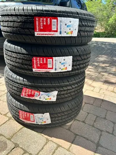 215/70R16 Fronway All-Season Tire – $95 Each Brand new Fronway all-season tires. Great tread, smooth...