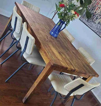 Reclaimed wood Dining table (table only, chairs not included))