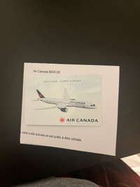 $500 Air Canada Giftcard