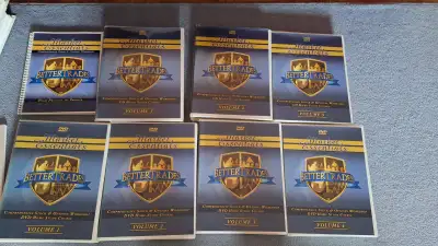 Learn how to make money on the stock market, 8 volume DVD and CD series about stock and options inve...