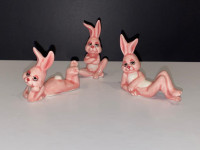 3 Capilano Vintage miniature Bunnies