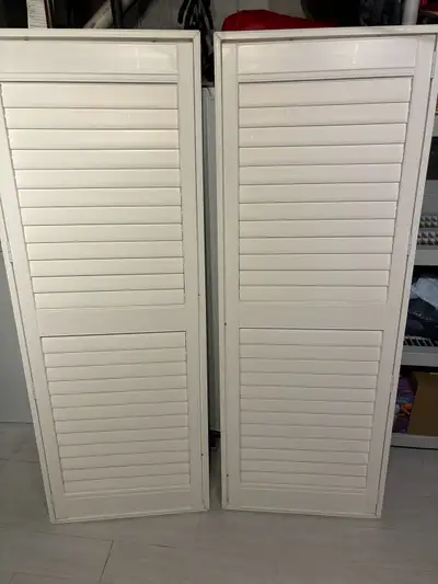California (Plantation) Vinyl Patio Door Shutters, View more