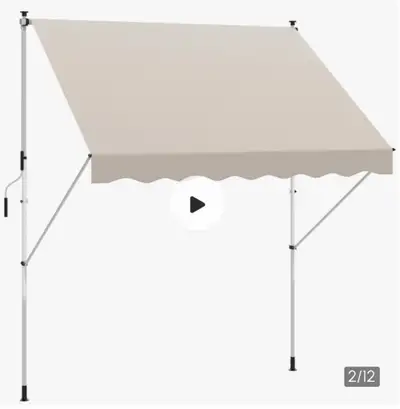VidaXL Retractable Patio Awning, View more