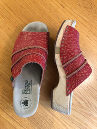 Women's Sandals Leather Comfort Slide Clog Sz 39 El Naturalista