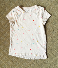 H&M tee Polka-dot T-shirt sz 6