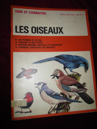 Livre vintage "Les oiseaux" Édition des deux coqs d'or