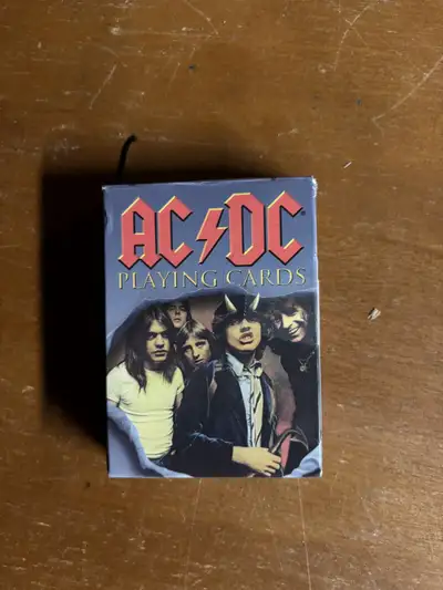 I have a deck of AC/DC playing cards I have never used great for card playing Ac/DC fans. I am askin...