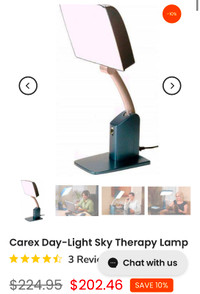 Carex therapy lamp