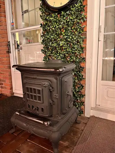 Parlour wood stove, View more