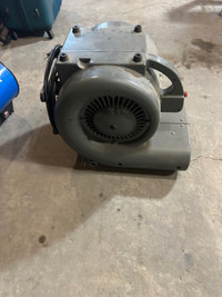 Air mover for floor or baseboard dryer