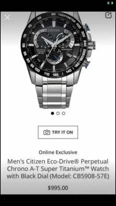 Citizen Tachymeter - Titanium, View more