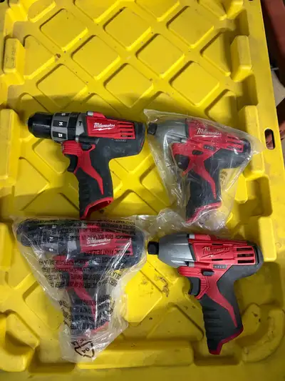 Milwaukee M12 Impact Driver and Hammer Drill, View more