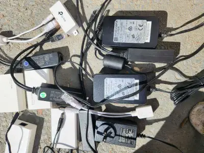 5--TP-link I-Poe200B, 12v,9v,5v ,and other brands. Whole box $ 50.