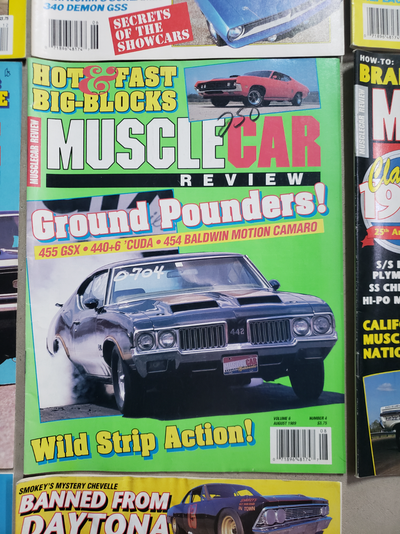 Muscle Car Review Magazines IF THE AD IS POSTED THE ITEM IS FOR SALE 3 MCR 1988 5 MCR 1989 8 total 2...