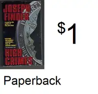 Joseph Finder, High Crimes, paperback, $1
