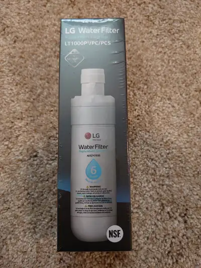 Selling my brand new still sealed LG water filter, manufacturer part number LT1000P. Retails for $60...