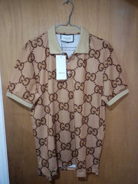 Gucci short sleeve shirt size large nwt