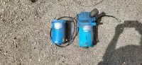 Water pump with 2 electric motors