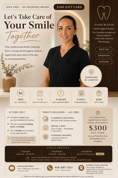 FREE Dental Cleaning & X-Rays, View more
