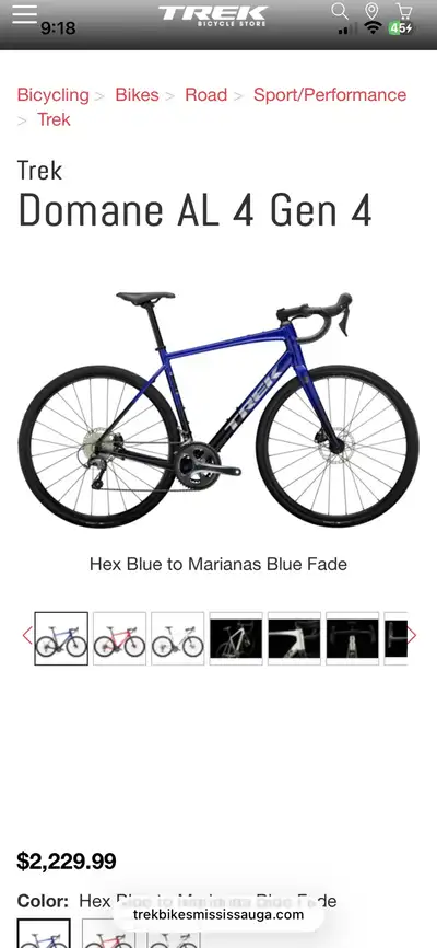 Trek Domane AL 4 Gen 4 size 56cm, View more