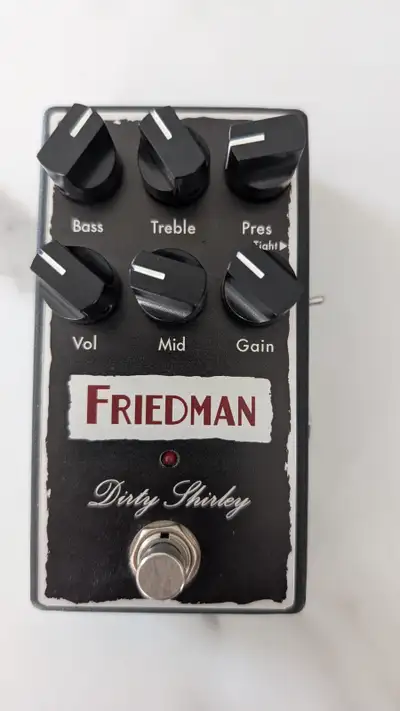 This pedal packs the same power and punch as the Friedman amps Allowing you to dial in your perfect...