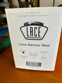 Lace Sensor Red (single coil sized) electric guitar pickup
