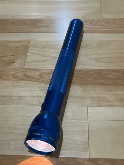 This is a used Maglite flashlight in good working condition, ready to light up your life or at least...