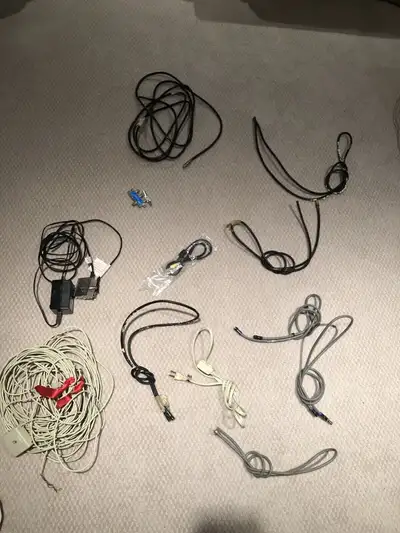 Multiple wires and cables , View more
