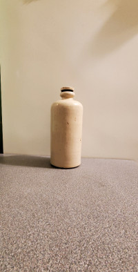 Vintage Hot Water Bottle Ceramic Stoneware Crock with Stopper