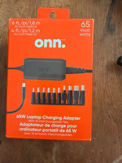 Onn 65W Laptop Charger, View more