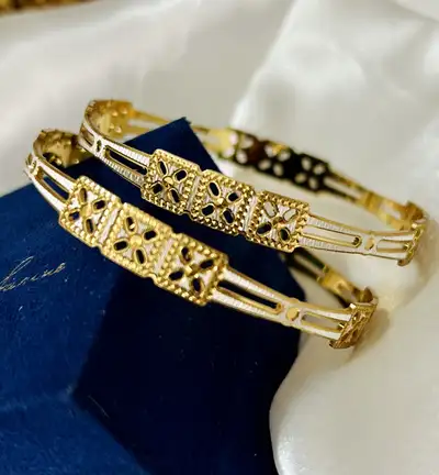24k gold filled bangles , View more