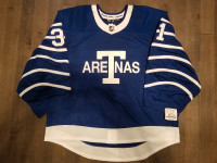 2017-18 Frederik Andersen Toronto Maple Leafs Pro MiC Jersey 58G