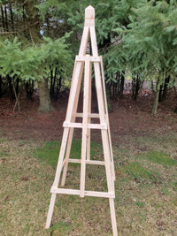 Handmade, Solid Wood Garden Obelisk / Trellis