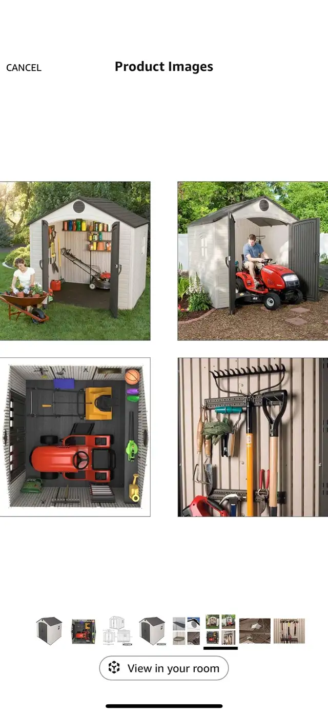 Brand New Lifetime 8ft x 7.5ft Outdoor Storage Shed63735876024961124