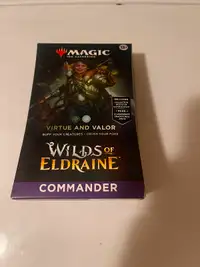 MTG Wilds of Eldraine Commander Deck - Virtue and Valor unopened