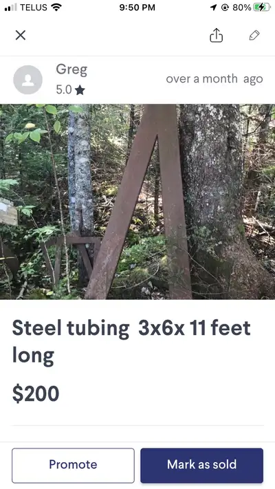 Steel Tubing 3x6x 11, View more