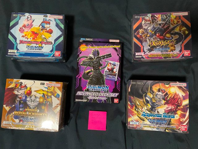 Digimon TCG SEALED Boxes of BT11-EX04 + ST14 in Arts & Collectibles in City of Toronto